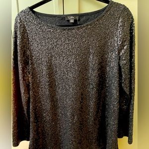 Jcrew women’s long sleeve sequin top